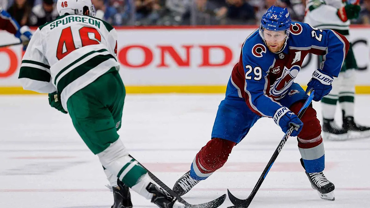 Avalanche’s Nathan MacKinnon makes history with pulse-pounding goal vs. Wild Avalanche’s Nathan MacKinnon makes history with pulse-pounding goal vs. Wild