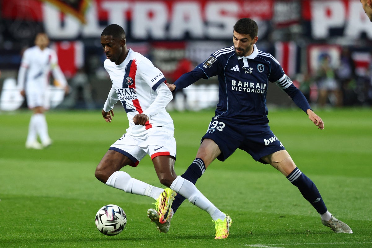 PSG superstar Ousmane Dembele suffers injury scare before Champions League final against Arsenal