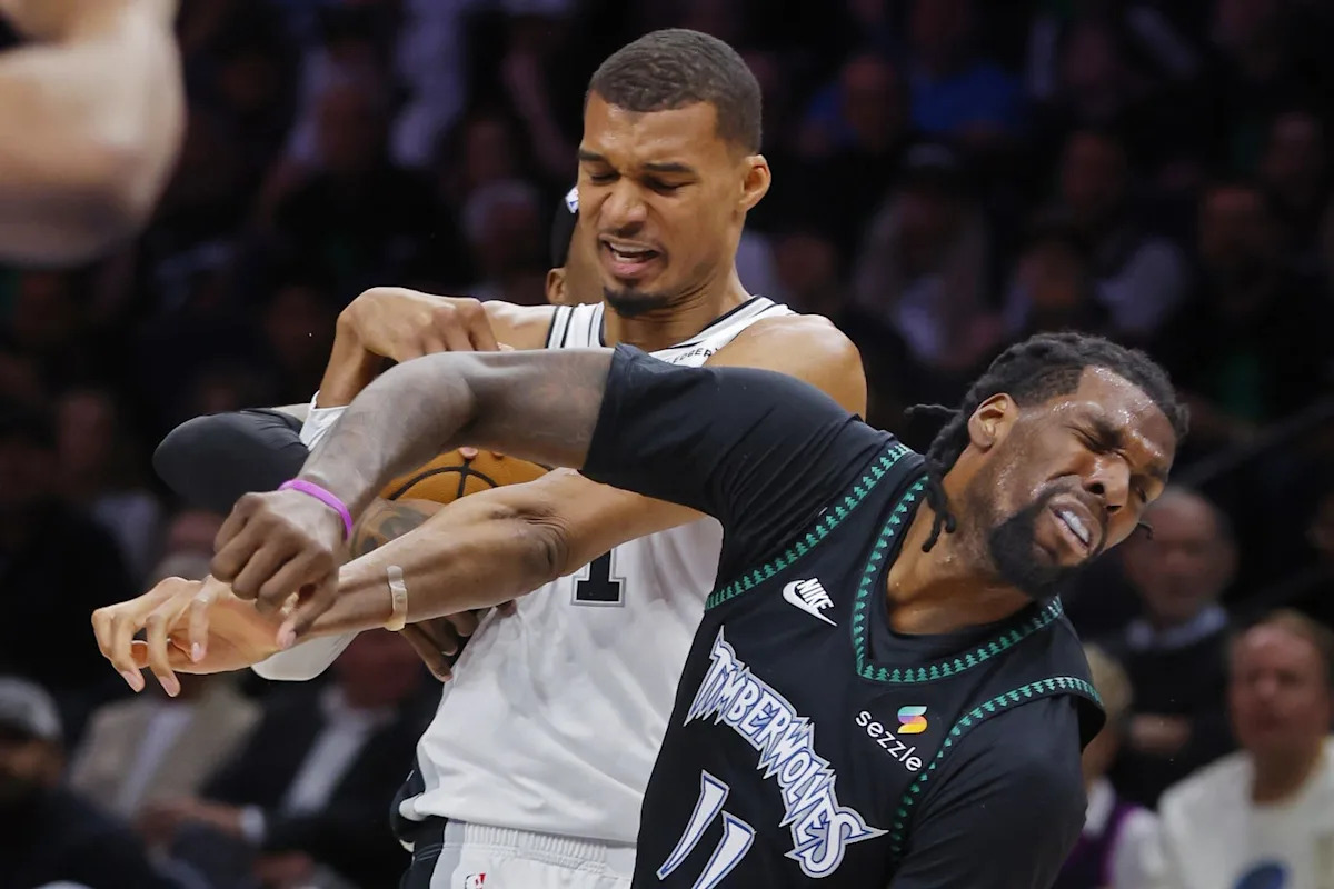 Spurs' Victor Wembanyama ejected in Game 4 for elbowing Naz Reid in jaw