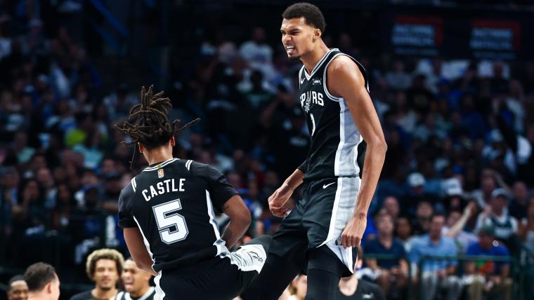 Stephon Castle crowns Victor Wembanyama the best player in the NBA after an amazing Game 1 Stephon Castle crowns Victor Wembanyama the best player in the NBA after an amazing Game 1
