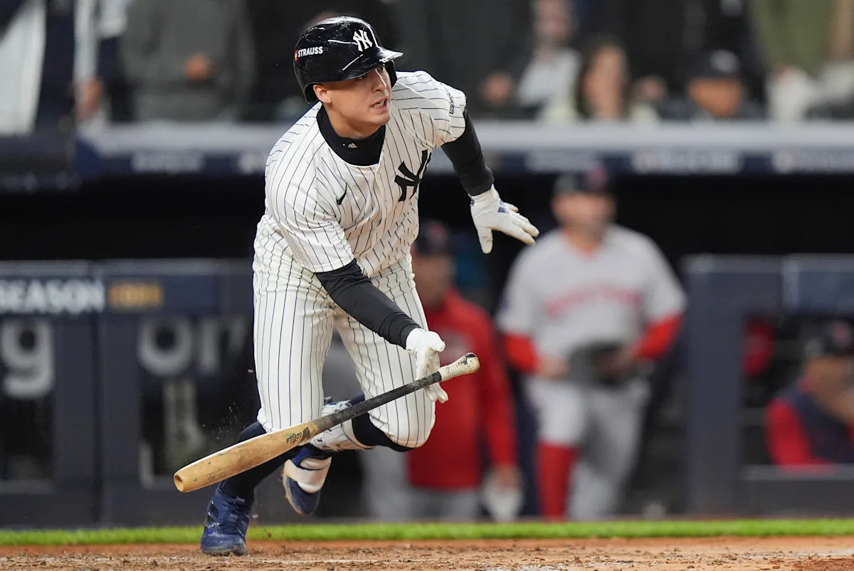 Volpe brought back by Yankees after Caballero goes on injured list with broken finger