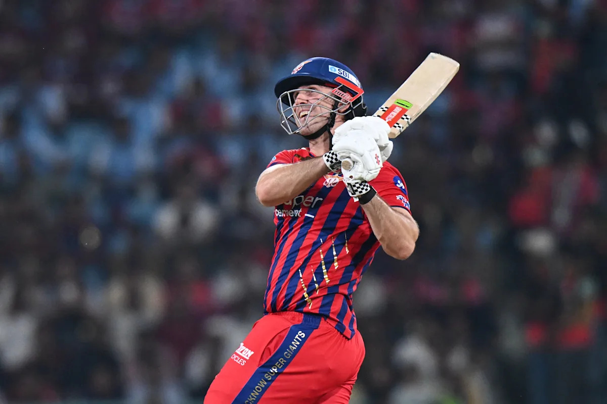 Marsh hits century as Lucknow ends 6-match losing streak in Indian Premier League