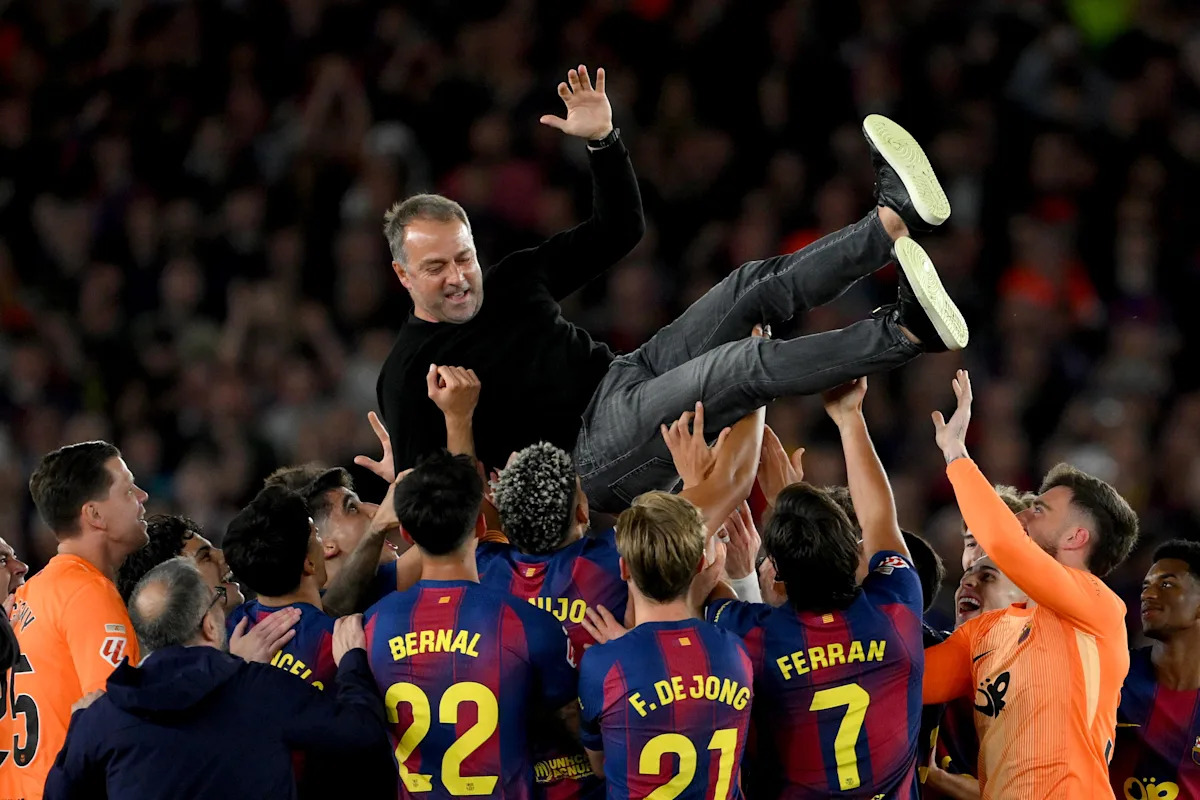 &lsquo;I&rsquo;ll never forget this moment&rsquo;- Hansi Flick gets emotional after Barcelona beat Real Madrid and seal La Liga title