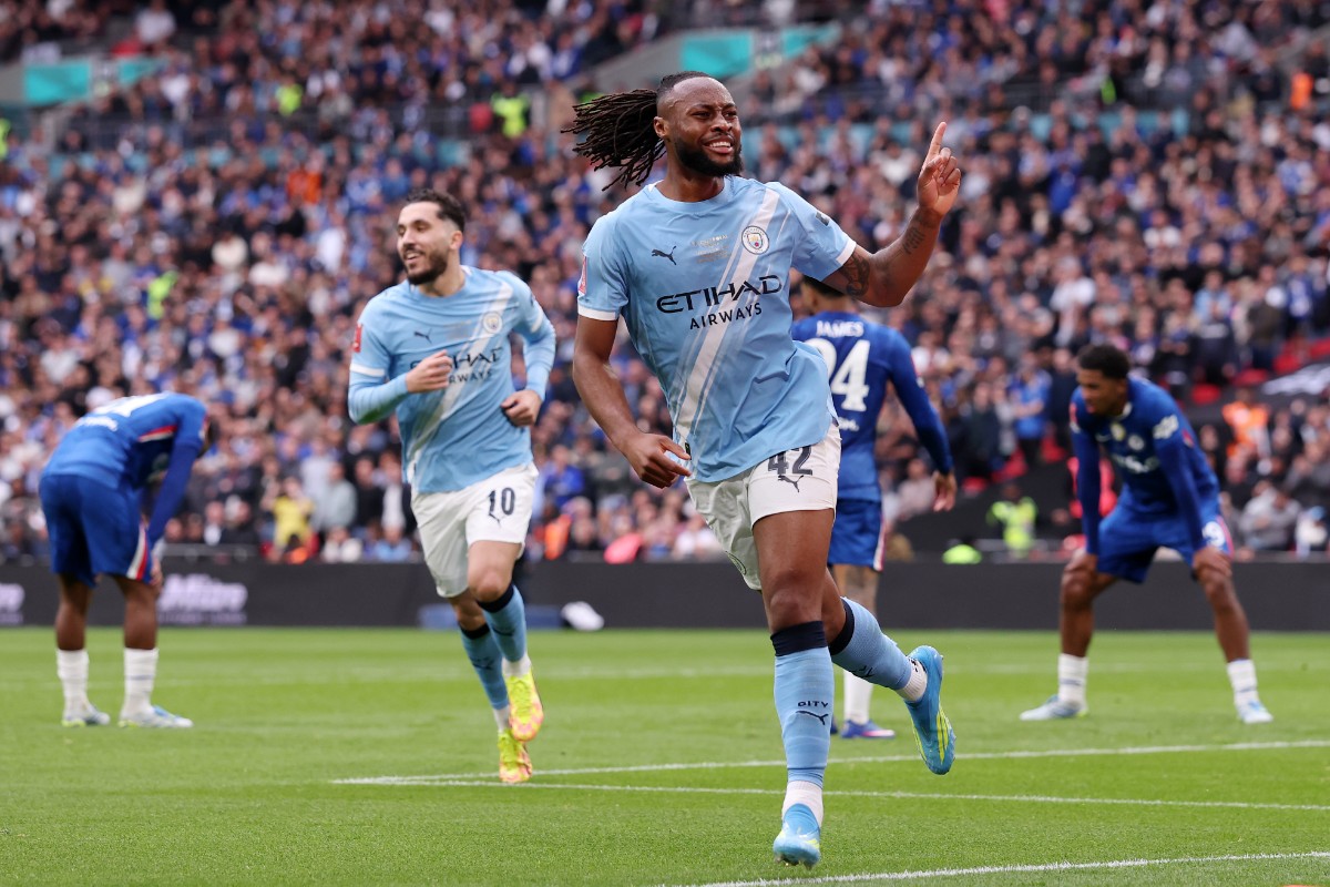 A Manchester City winger had his moment in the FA Cup final against Chelsea A Manchester City winger had his moment in the FA Cup final against Chelsea