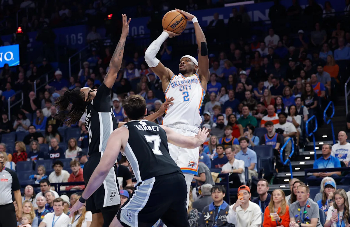 Looking back at 5 matchups between Thunder, Spurs before 2026 NBA playoffs Looking back at 5 matchups between Thunder, Spurs before 2026 NBA playoffs