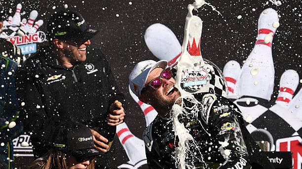 Denny Hamlin and Kevin Harvick Debate Shane van Gisbergen's Road Course Dominance