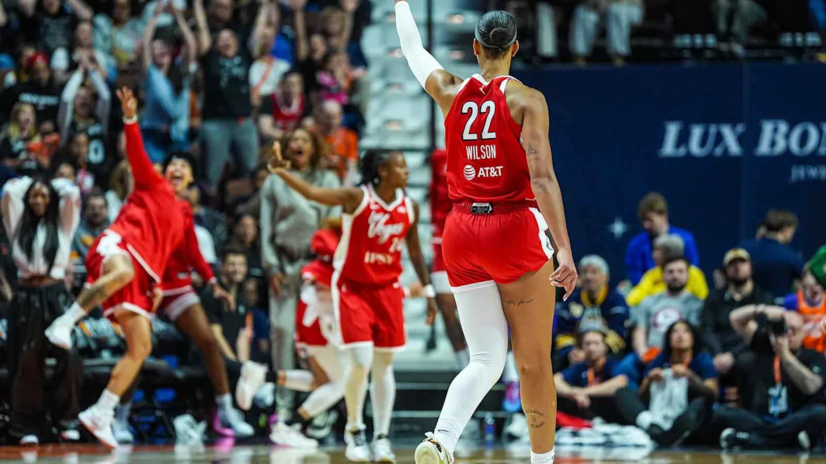 Aces&rsquo; A&rsquo;ja Wilson keeps making WNBA history with 45-point game vs. Sun