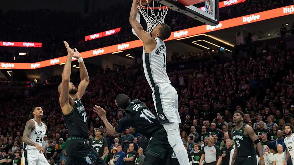 Spurs&rsquo; Victor Wembanyama makes playoff history not seen since Shaq
