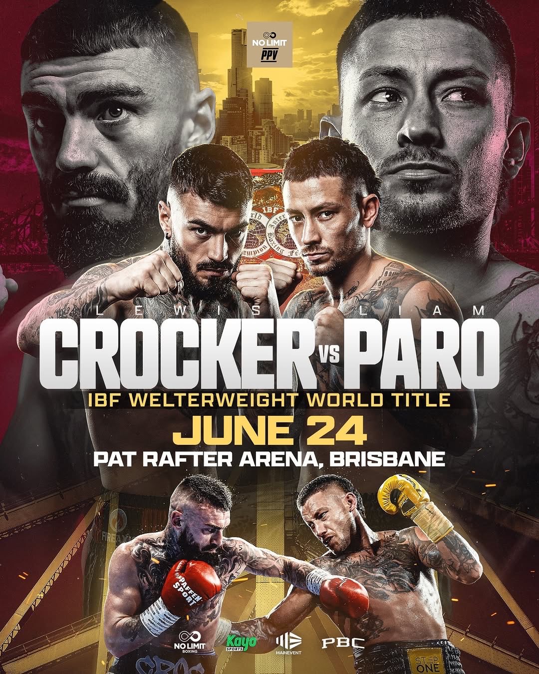 Lewis Crocker vs Liam Paro official: Date, location for IBF title fight