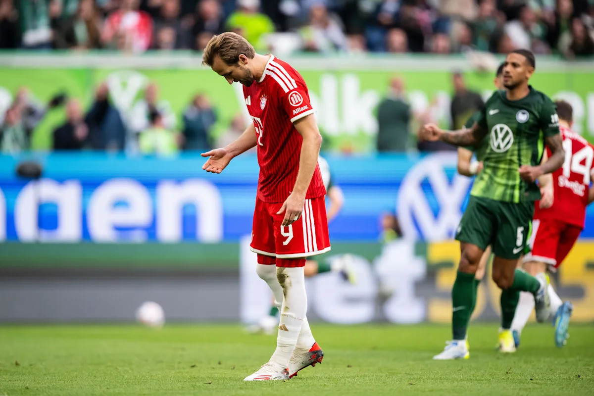 Sabotage! Wolfsburg player tampers with penalty spot before Harry Kane miss