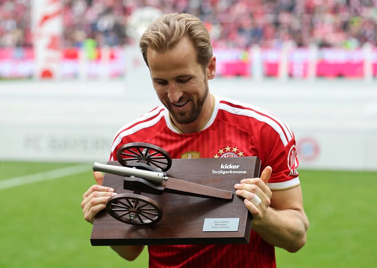 Official: Bayern Munich star Harry Kane earns Bundesliga top scorer award