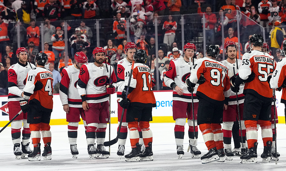 Flyers swept by Hurricanes as overtime loss ends their season in second round