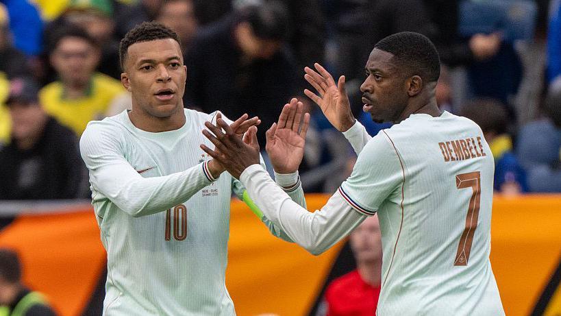 Mbappe and Dembele lead France World Cup squad Mbappe and Dembele lead France World Cup squad