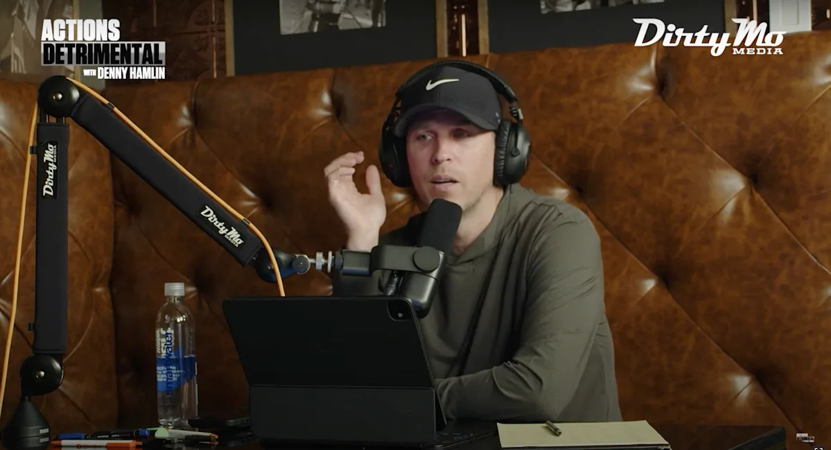 Denny Hamlin critical of NASCAR on Fox broadcast: &lsquo;There&rsquo;s absolutely no excuse&rsquo;