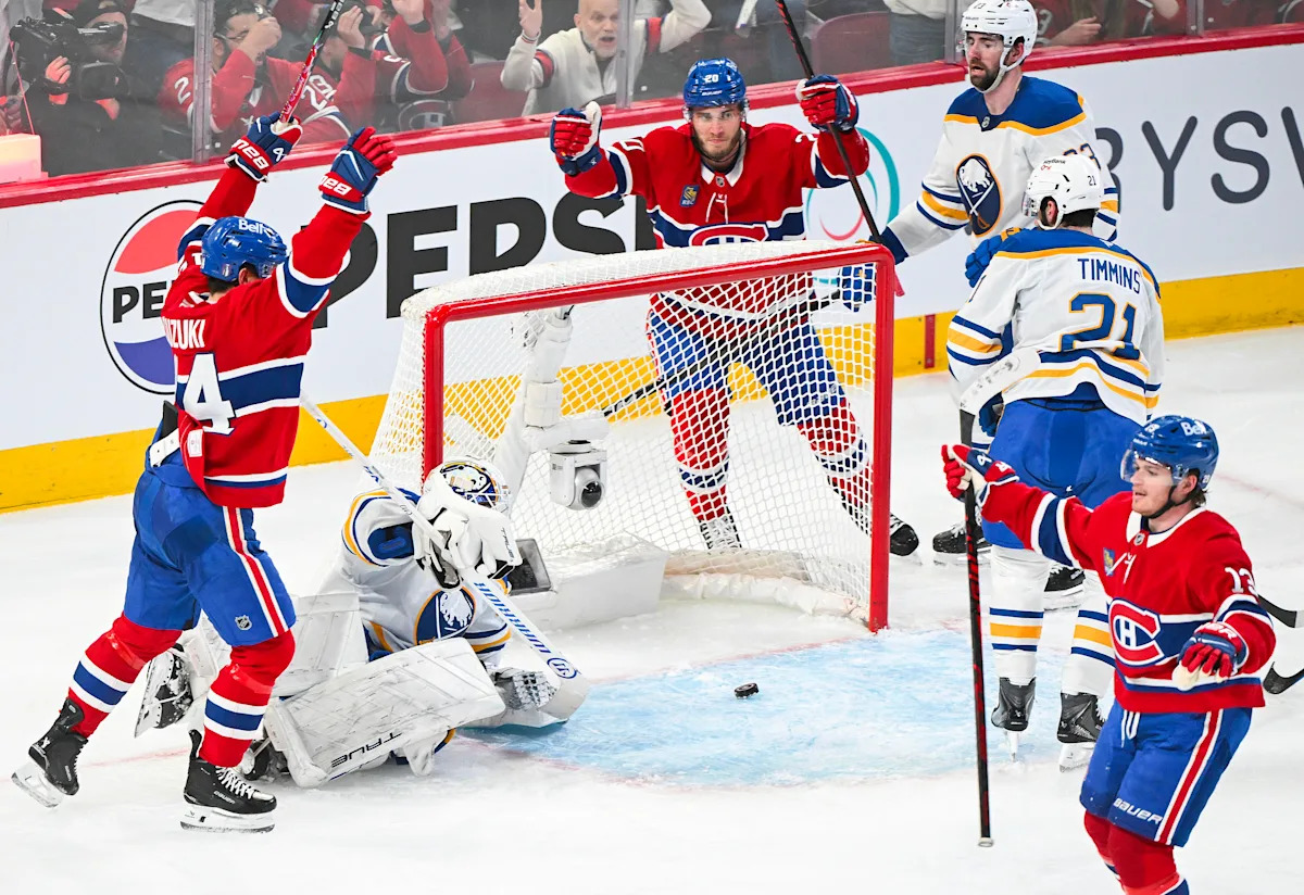 Canadiens beat Sabres 6-2 to take a 2-1 lead in the second-round Eastern Conference series