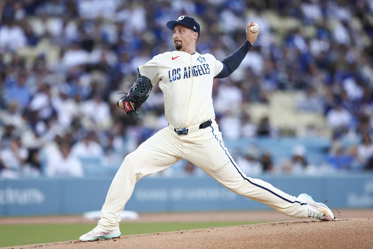 Blake Snell struggles in season debut, Braves defeat Dodgers 7-2 Blake Snell struggles in season debut, Braves defeat Dodgers 7-2