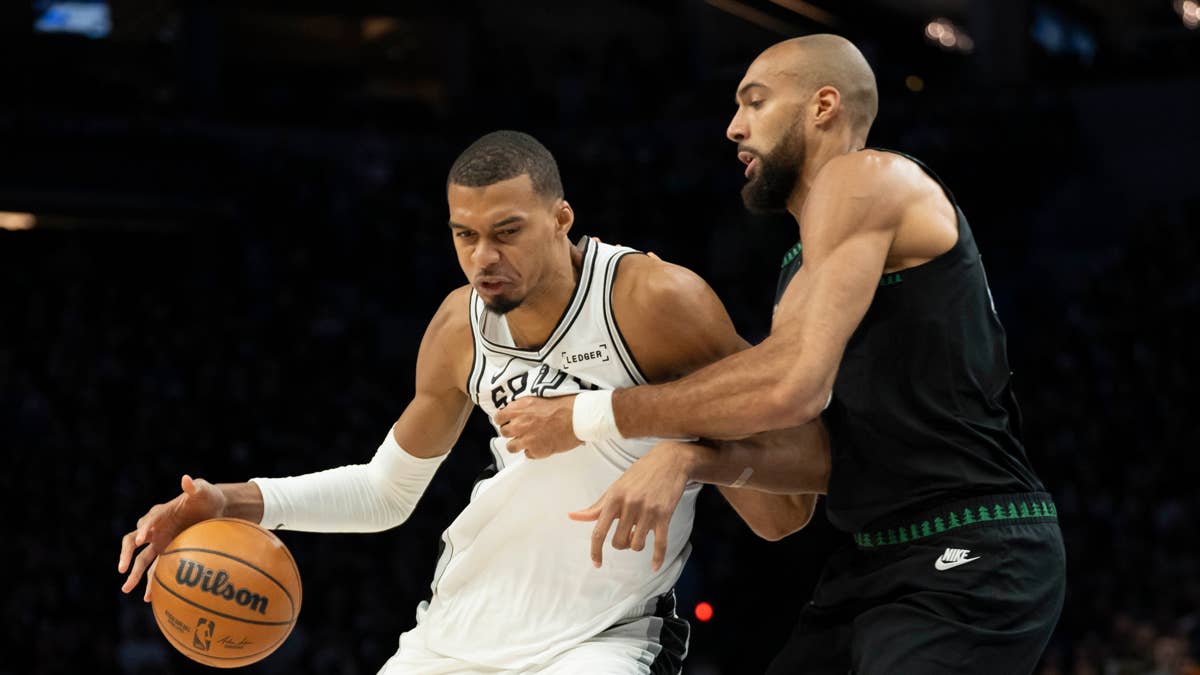 NBA Fans Mock Rudy Gobert After Victor Wembanyama's Fake Leaves Him Confused