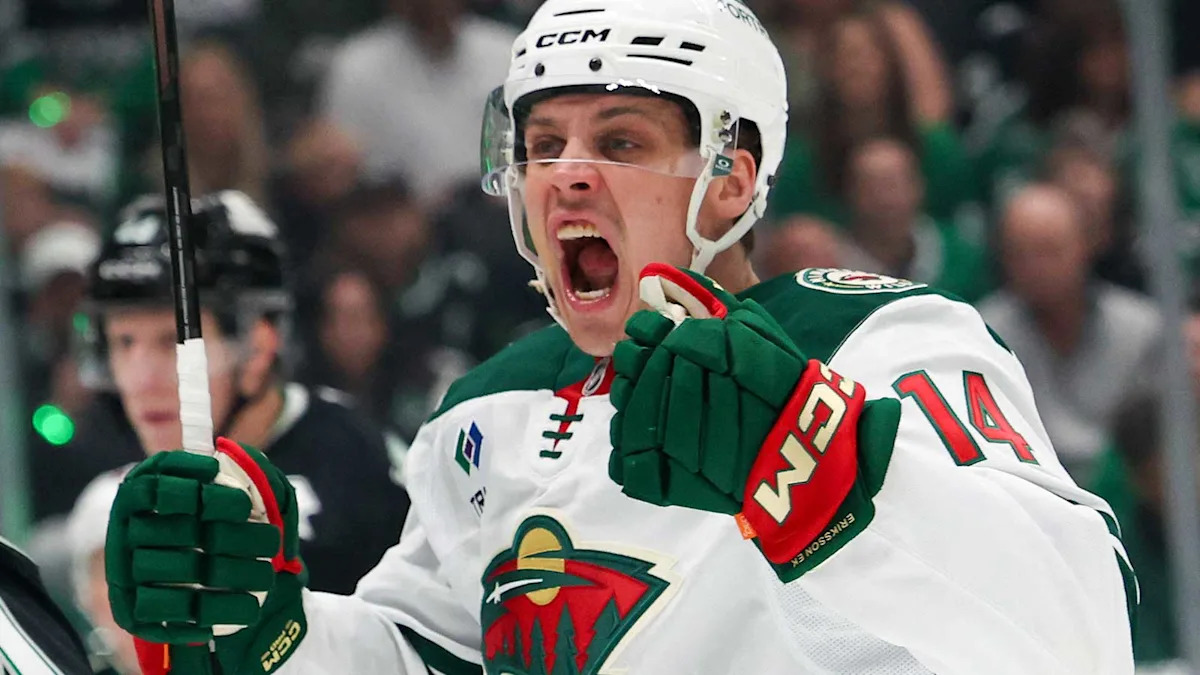 Wild&rsquo;s John Hynes says there&rsquo;s a &lsquo;chance&rsquo; Joel Eriksson Ek plays in Game 3