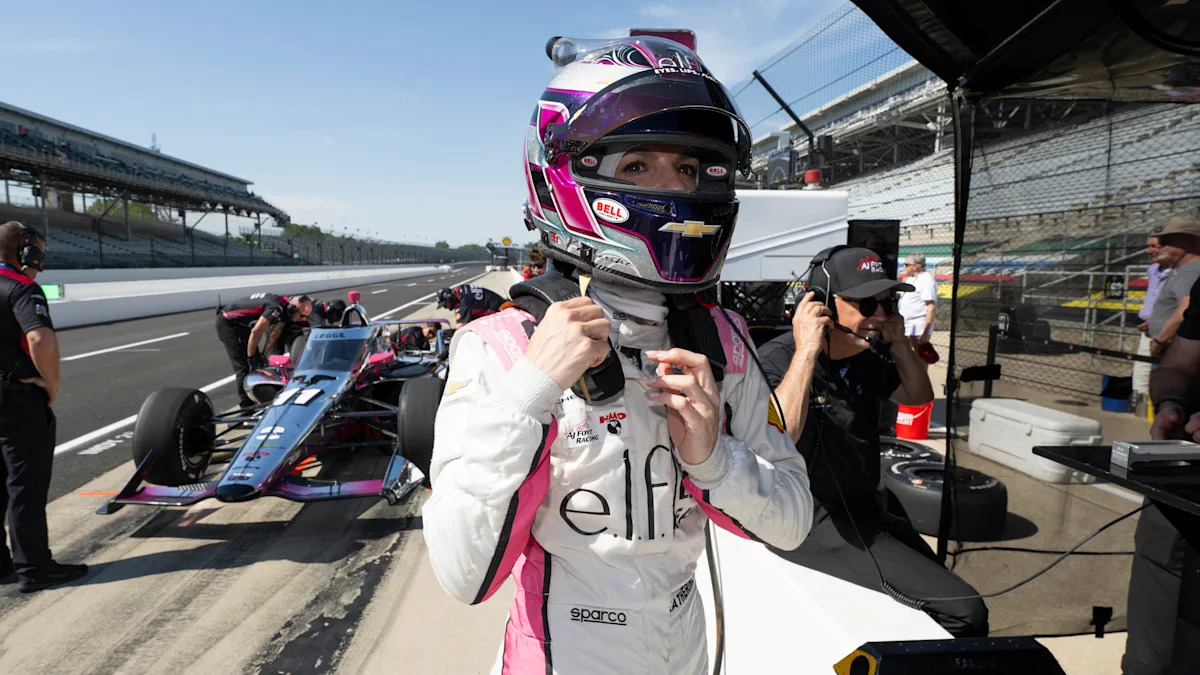 Katherine Legge will be first woman to attempt Indy 500-Coke 600 &lsquo;double'
