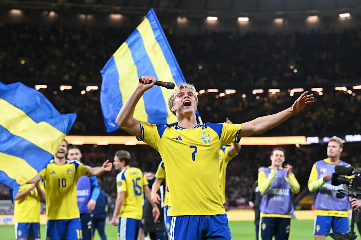 Bergvall named to Sweden World Cup squad, Kulusevski omitted