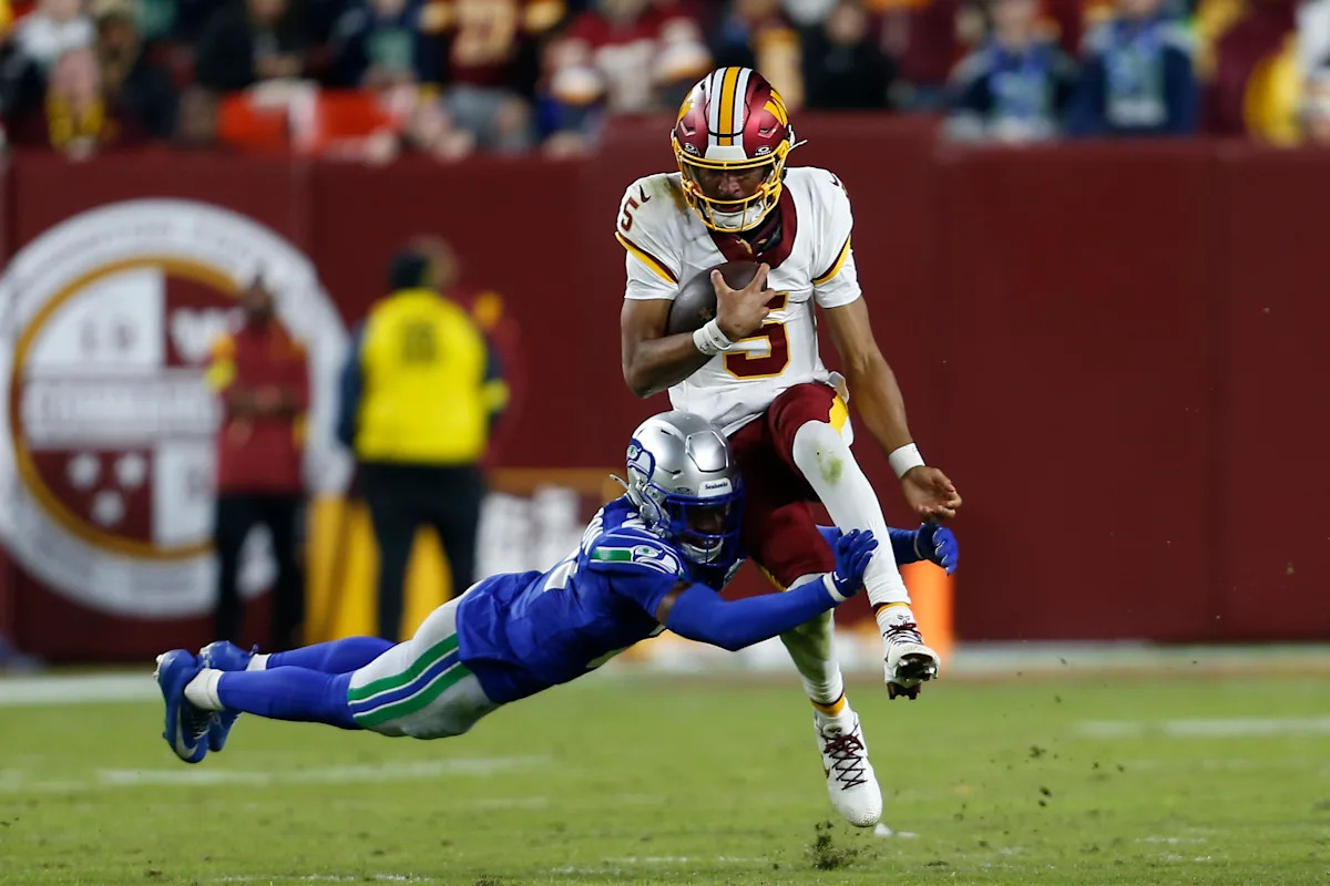 Fantasy Football Mock Draft Video: What is Jayden Daniels' ceiling if he can stay healthy in 2026? Fantasy Football Mock Draft Video: What is Jayden Daniels' ceiling if he can stay healthy in 2026?