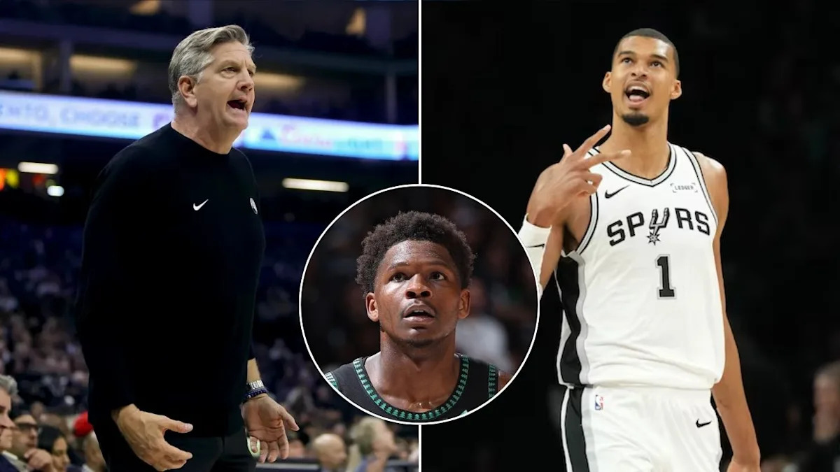 Anthony Edwards Addresses Chris Finch&rsquo;s Dust-Up With NBA Official And Victor Wembanyama&rsquo;s Game 3 Performance