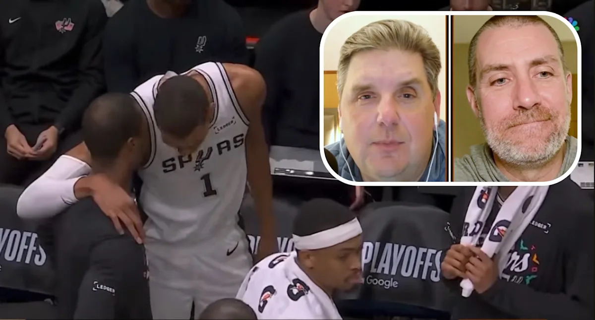 Brian Windhorst, Tim MacMahon accuse Victor Wembanyama of staging viral moment following ejection