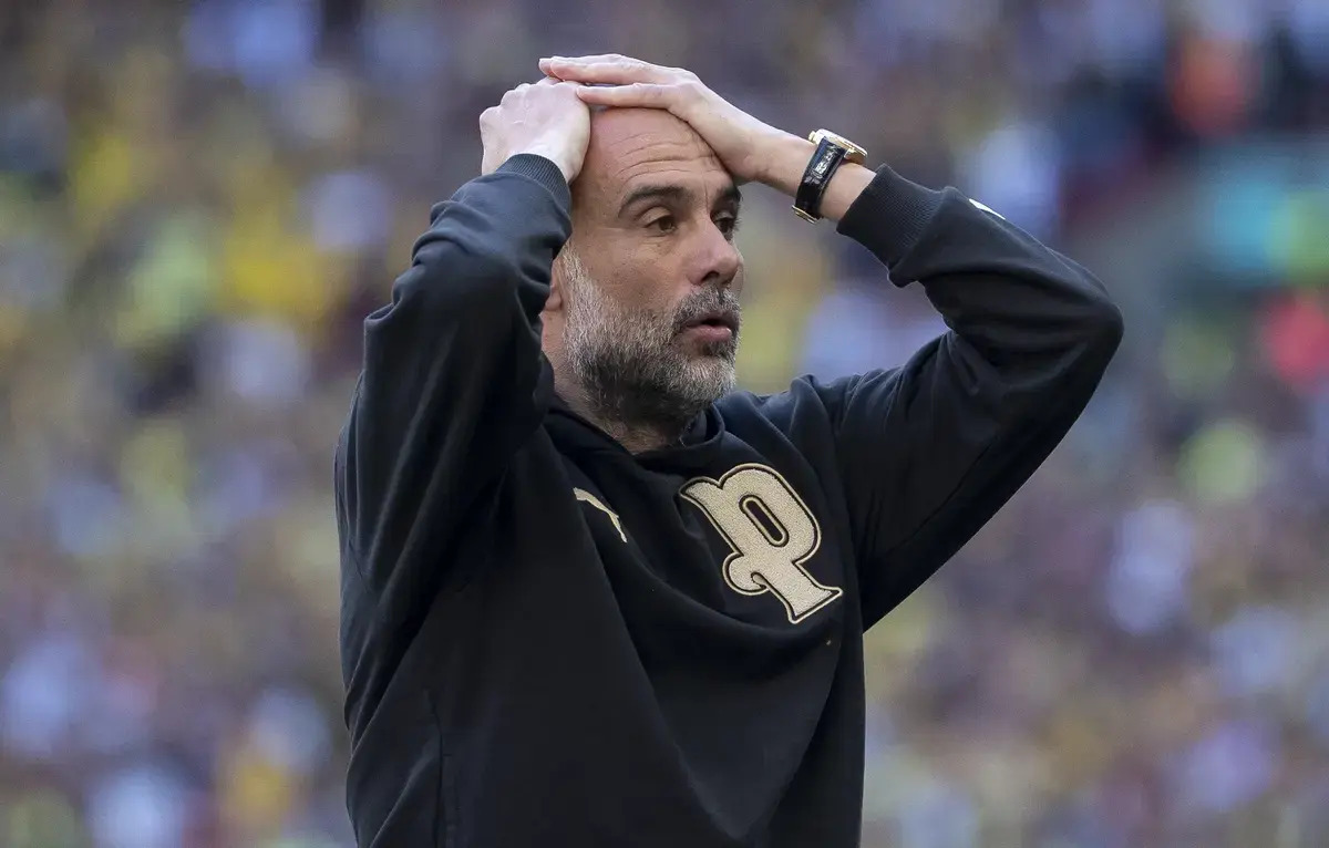 Pep Guardiola: I&rsquo;m so disappointed with English football for not naming a Wembley stand after me