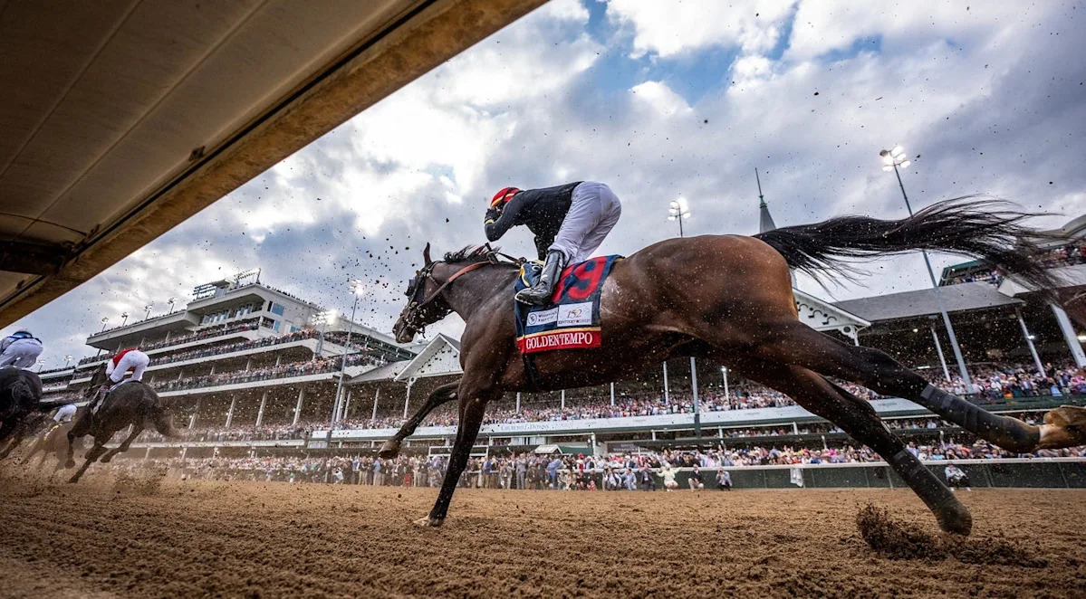 Is Kentucky Derby winner Golden Tempo running the Preakness Stakes?