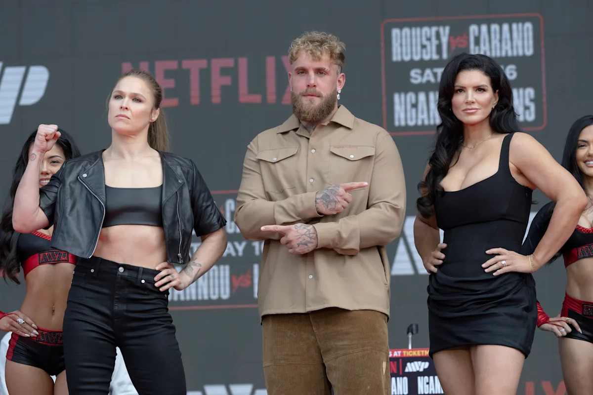 Jake Paul expects Gina Carano vs Ronda to be most-watched MMA event in history: 'I'd be happy with 20 million'