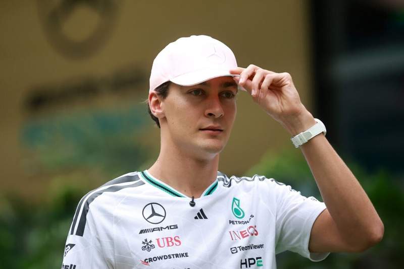 George Russell accused of pointing fingers at Mercedes as early-season pressure mounts