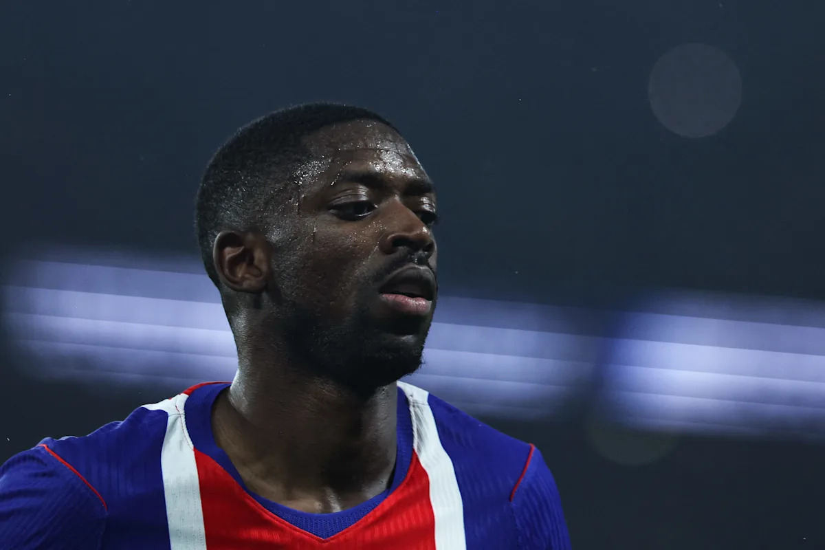 Ousmane Dembele goes off injured in scare for PSG and France