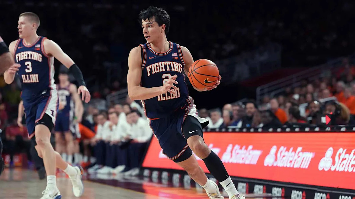 Illinois basketball&rsquo;s Andrej Stojakovic won&rsquo;t give any hints about NBA Draft decision