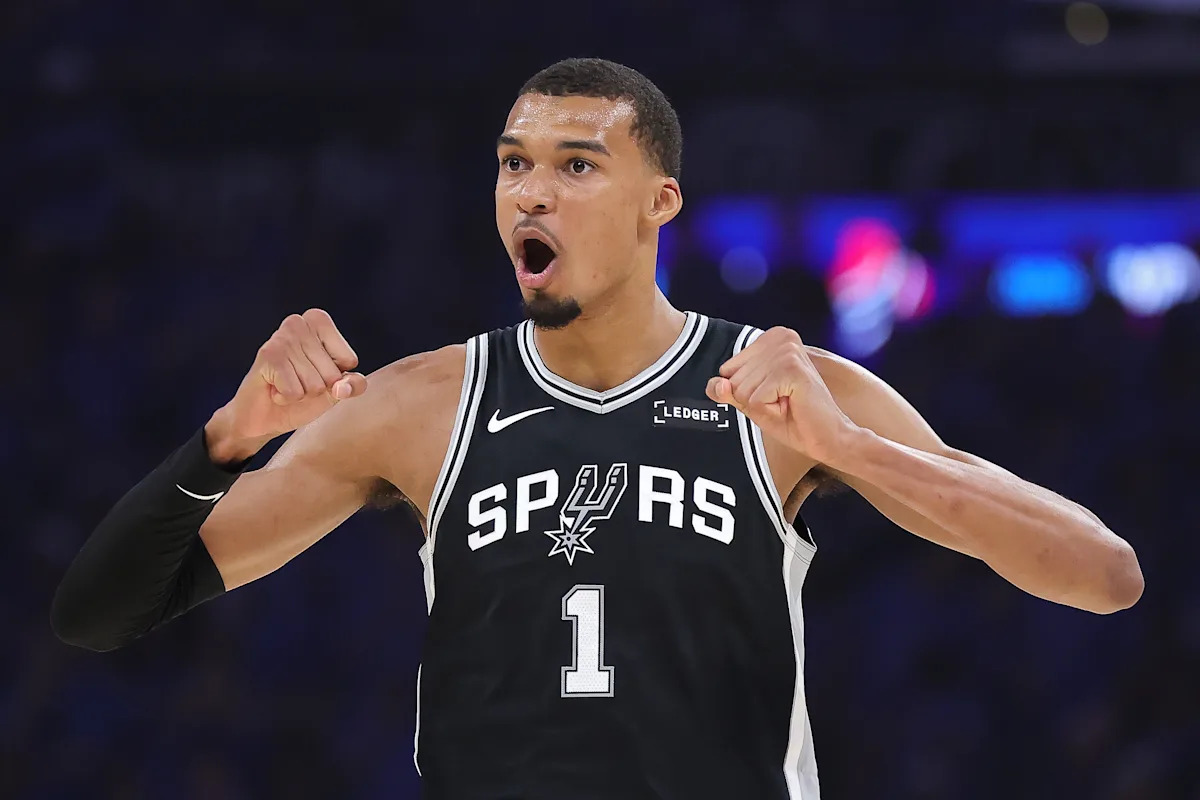 Spurs star Victor Wembanyama throws down wild dunk through both Shai Gilgeous-Alexander and Chet Holmgren in Game 1 win