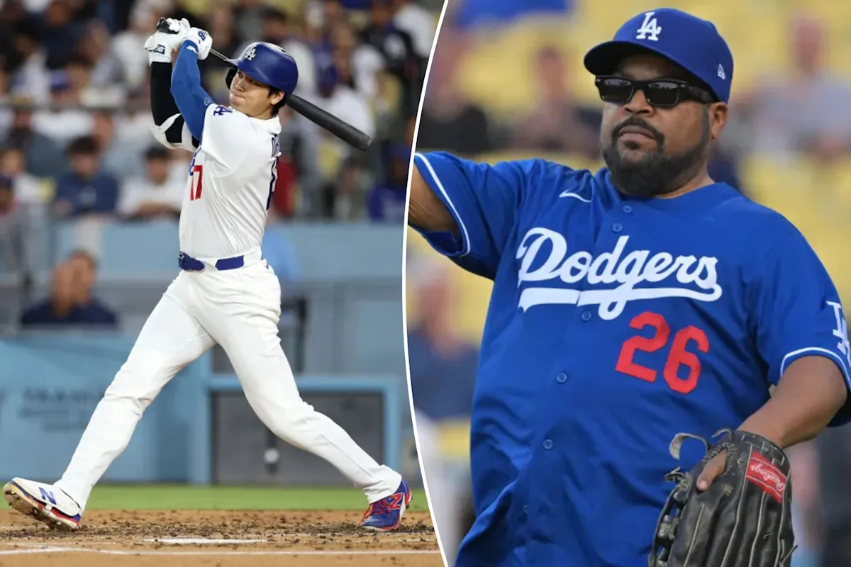 Shohei Ohtani snaps homer drought in front of Ice Cube on his bobblehead night