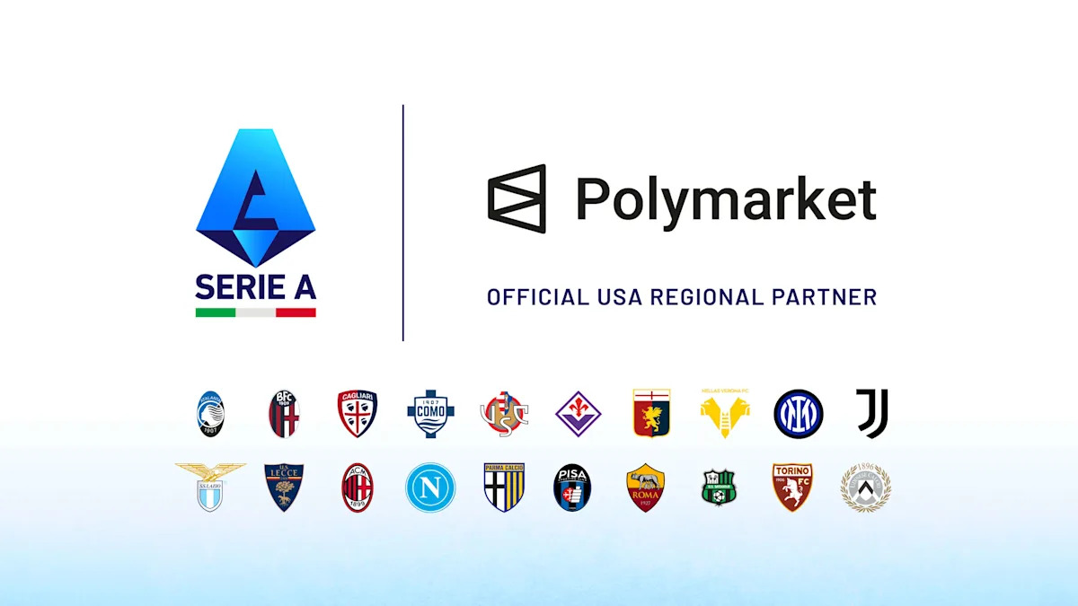 Polymarket Named Italian Serie A's Exclusive Prediction Market in US
