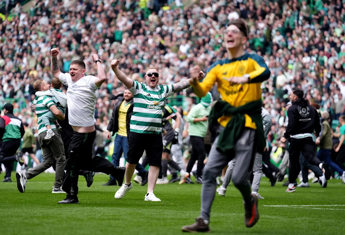 Scottish soccer chiefs 'utterly condemn' field invasion in dramatic Celtic-Hearts title decider