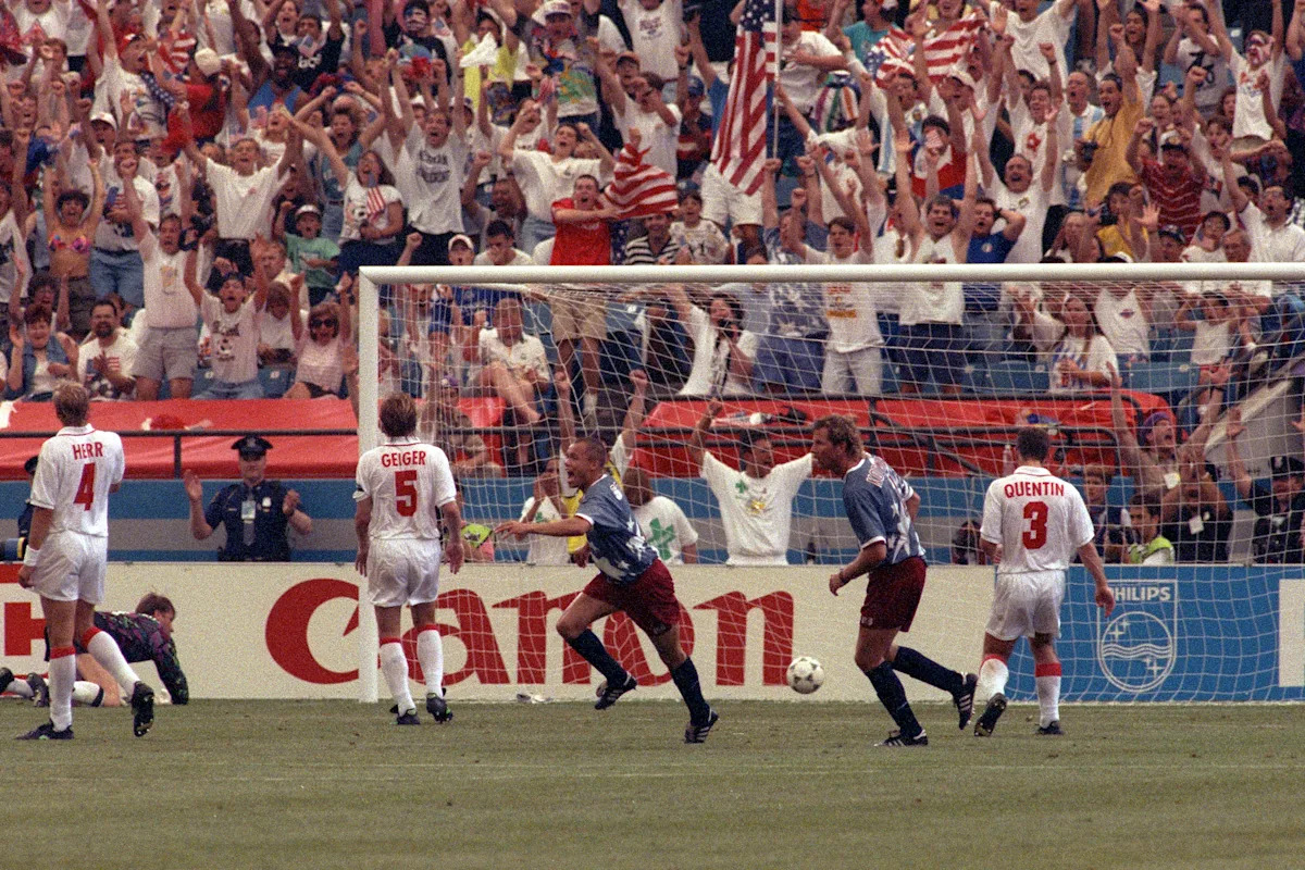 50 days to the World Cup: A case of hives couldn't stop Eric Wynalda's free-kick goal against Switzerland