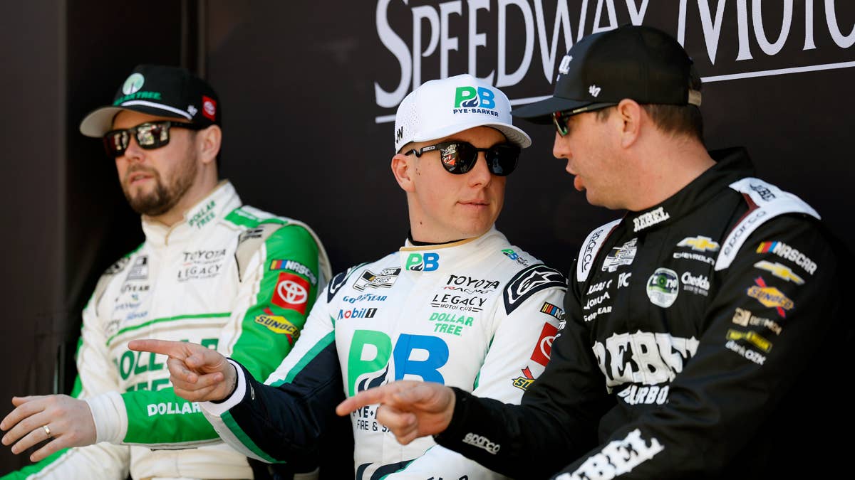Kyle Busch Gives Blunt Answer About Why NASCAR Didn't Penalize Him at Texas Kyle Busch Gives Blunt Answer About Why NASCAR Didn't Penalize Him at Texas