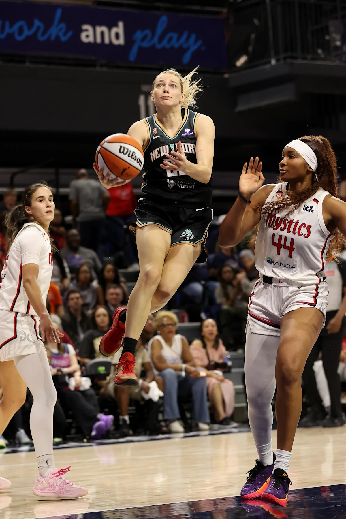 WNBA game notes: Marine Johann&egrave;s is reminding us that she and the New York Liberty have big things ahead