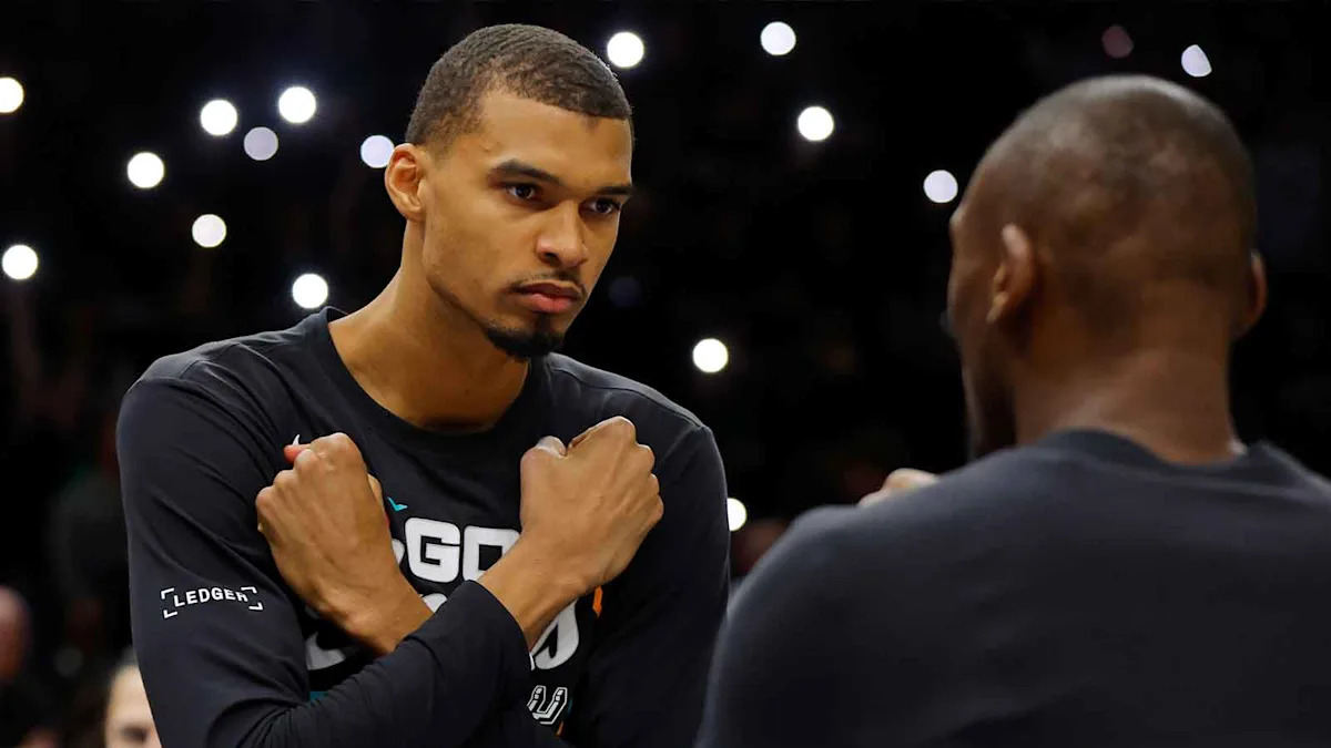 Is Spurs&rsquo; Victor Wembanyama playing in Game 5 vs. Timberwolves after elbow to Naz Reid?