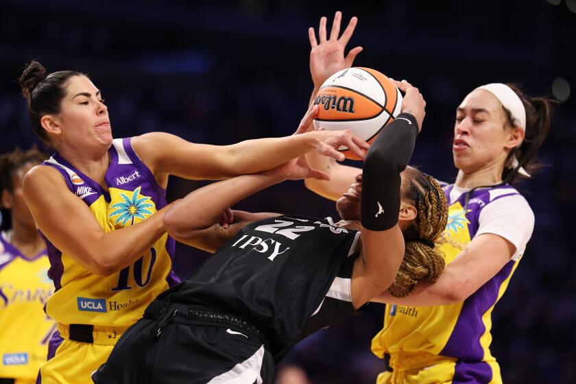 'They punched us in the face.' Sparks can't keep pace with Aces in season-opening loss