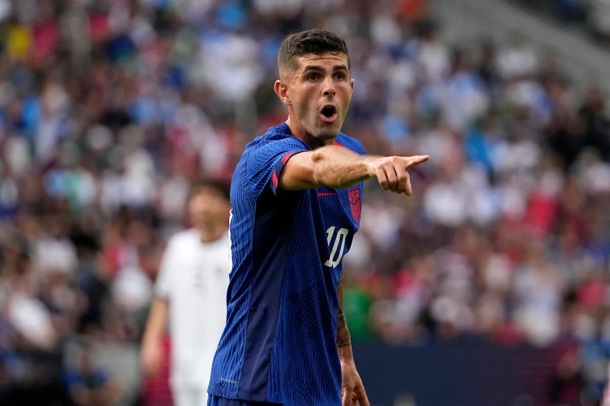 US forward Christian Pulisic misses Milan match with injury, will undergo tests on Monday