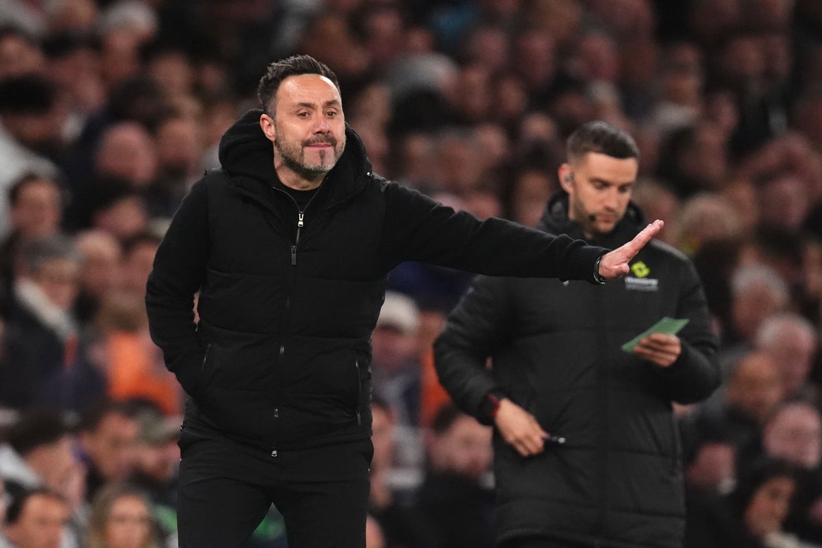 Roberto De Zerbi warns Tottenham cannot relax in fight for Premier League survival Roberto De Zerbi warns Tottenham cannot relax in fight for Premier League survival
