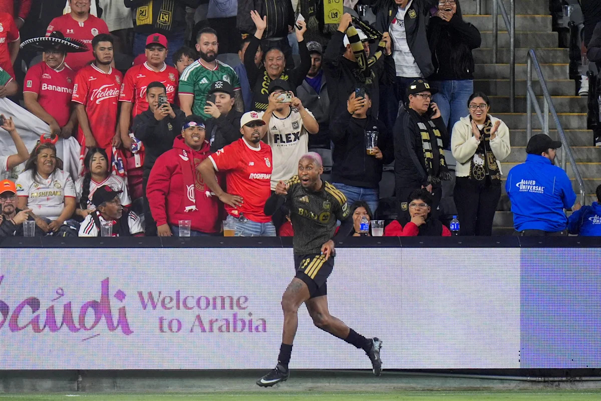 Tafari scores in stoppage time, LAFC beats Toluca 2-1 in 1st leg of CONCACAF Champions Cup semifinal Tafari scores in stoppage time, LAFC beats Toluca 2-1 in 1st leg of CONCACAF Champions Cup semifinal