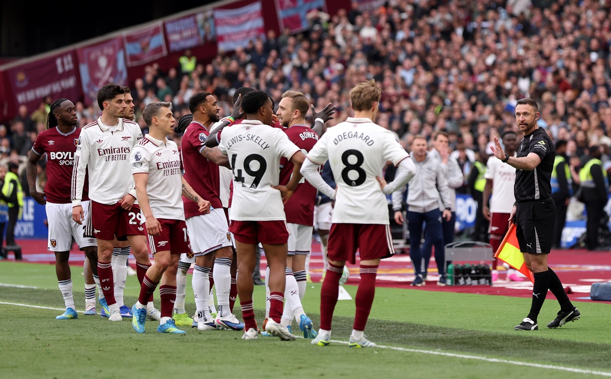 Arsenal and West Ham could be punished by the FA after tense game