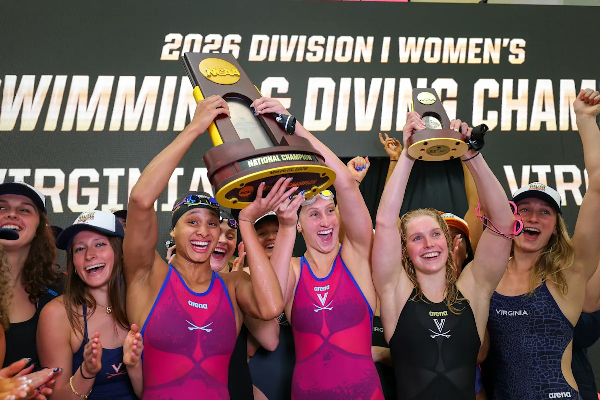 NCAA women&rsquo;s swimming and diving: Virginia wins record sixth straight NCAA title