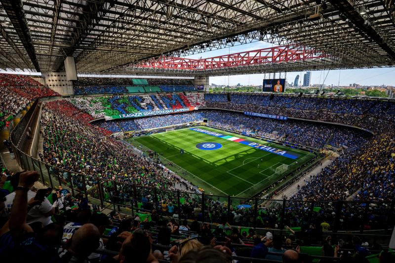 San Siro spectacle: the choreography before Inter vs. Hellas Verona