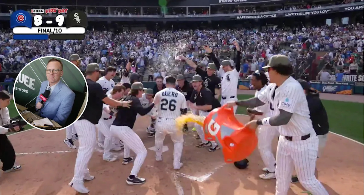 Ex-Cubs voice Len Kasper goes ballistic as White Sox walk off North Siders
