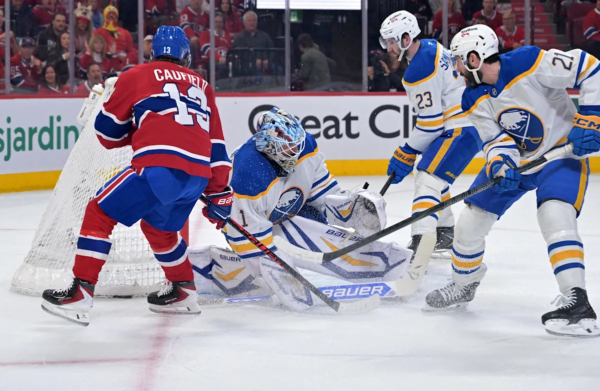 What channel are the Sabres on tonight? What channel are the Canadiens on?